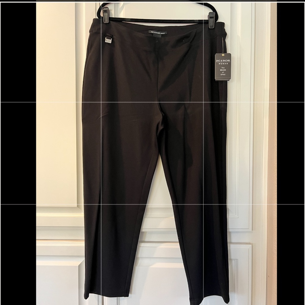 Zac and Rach Woman Pull On Dress Pants 2X - Black